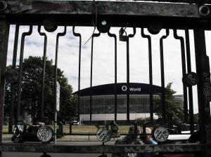 Berlin Wall and O2 Arena