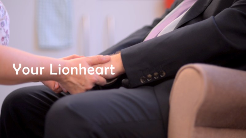 Title slide for the short film Your Lionheart